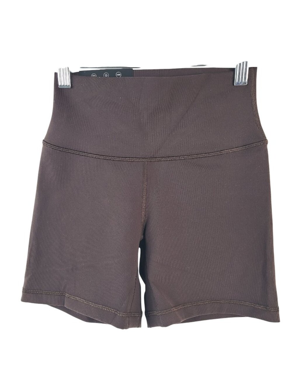 NEW Golden Aritzia Atmosphere Hi-Rise 5" Shorts - Rich Mocha Brown Size 4